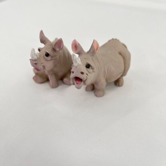 Vinatage Holy Herd - Noah’s Ark - Ripley & Rhonda‎ Rhino Figures - Pete Apsit - Picture 1 of 4